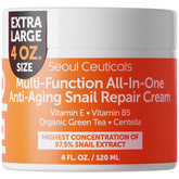 SeoulCeuticals snail mucin 97.5% bottle highlights potent hydration potential.