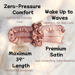 SERENADE satin scrunchies pack for secure, frizz-free overnight styling