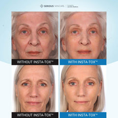 Serious Skincare INSTA-TOX texture close-up highlighting a smooth, lightweight formula
