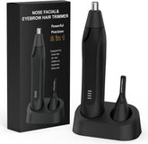 Setonia nose hair trimmer dual-edge blades close-up for painless grooming.