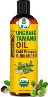 Seven Minerals Aceite de Tamanu en botella para cuidado diario de la piel