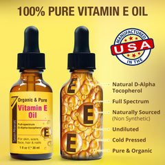 Aplicación facial suave de Seven Minerals Vitamina E para brillo natural.