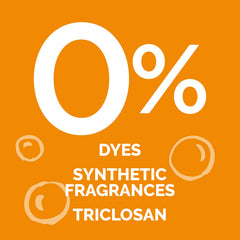 Scent from essential oils in Seventh Generation Mandarin Orange and Grapefruit.