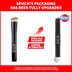 SEVICH angled brush for precise blending with natural-looking results.