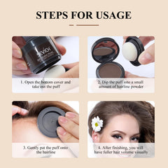 SEVICH Instantly Hairline Shadow brown color range provides a natural root match