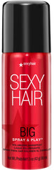 SexyHair Big Spray & Play, lata de viaje que añade volumen duradero.