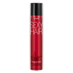 SexyHair Big Spray & Stay 9oz can showing intense hold for long-lasting style.