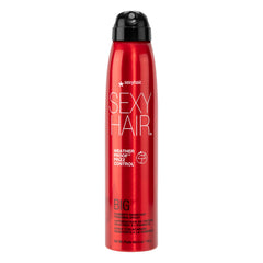 SexyHair Big Weather Proof Frizz Control Spray, presentación elegante para retoques diarios y humedad