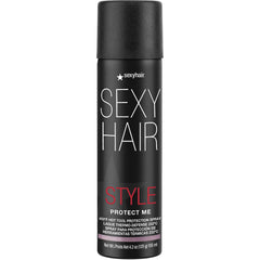 SexyHair Style Protect Me protege contra calor de herramientas hasta 450°F para estilo duradero.