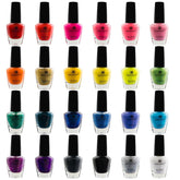 SHANY Cosmopolitan 24-color set bottles showing wide color range for versatile nail art