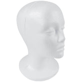 SHANY styrofoam female mannequin head on round base for wig display