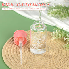 ShanySheny pump dispenser with wide mouth simplifies refilling and cleaning.