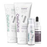 Shapiro MD Regrowth Kit Plus bottle pour for precise minoxidil dosing.