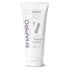 Shapiro MD vegan hair loss shampoo bottle for thinning hair