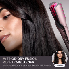 Shark FlexFusion scalp shield close-up protecting the scalp during heat styling