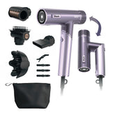 Shark SpeedStyle Pro Flex hair dryer front view showing portable design for travel