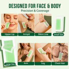 Sharmiz facial strips for delicate areas like upper lip and brows