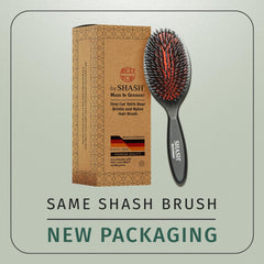 SHASH damp hair brushing technique shown to minimize pulling and breakage.