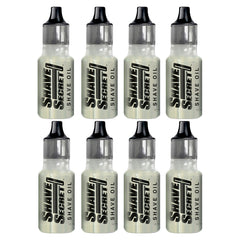 Shave Secret pack 8 bottle for a smooth shave and skin protection
