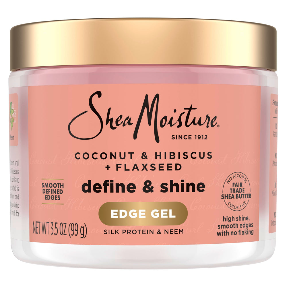 SheaMoisture Define & Shine Edge Gel hydrates and defines edges for a sleek look