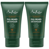 Sheamoisture Men beard detangler bottle closeup shows hydration from maracuja oil for smoother beard
