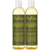 SheaMoisture aceite de baño y cuerpo con oliva y té verde, hidrata profundamente la piel.