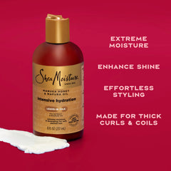 Aceites Mafura y Baobab en SheaMoisture nutren el cabello.