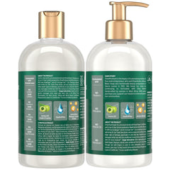 SheaMoisture Bond Repair Conditioner bottle pouring to seal moisture and reduce frizz.