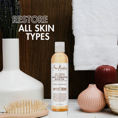 Baño con aceite de coco SheaMoisture: aroma relajante para spa en casa.