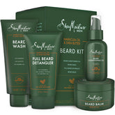 Sheamoisture beard wash bottle for refreshed, clean beard feel