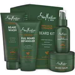 Sheamoisture beard wash bottle for refreshed, clean beard feel