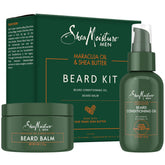 SheaMoisture beard oil bottle nourishes for a softer, more manageable beard