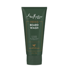 SheaMoisture Beard Wash bottle with maracuja oil cleanses deeply without drying skin
