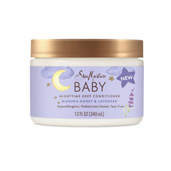 SheaMoisture Baby acondicionador, botella, hidrata cabello delicado del bebé para uso nocturno