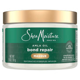 SheaMoisture Bond Repair Masque jar front view showing rich hydration for damaged hair