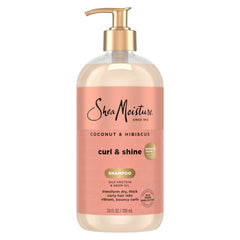 SheaMoisture champú coco hibisco: envase 24 oz para rizos.