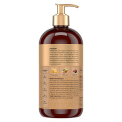 SheaMoisture Champú espuma cremosa facilita el lavado suave.