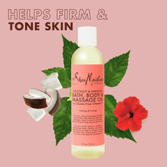 SheaMoisture Coco Hibisco: botella de 8 oz lista para el baño.