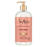 Acondicionador SheaMoisture Coco Hibisco: botella que aporta hidratación y definición a rizos.