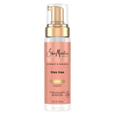 Sheamoisture Coconut & Hibiscus Curl Mousse bottle for defined, shiny curls.