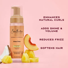 Fair Trade Shea Butter powering moisture for defined curls with SheaMoisture.