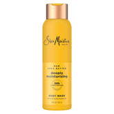 SheaMoisture gel de ducha con manteca de karité cruda en botella, textura cremosa para piel suave