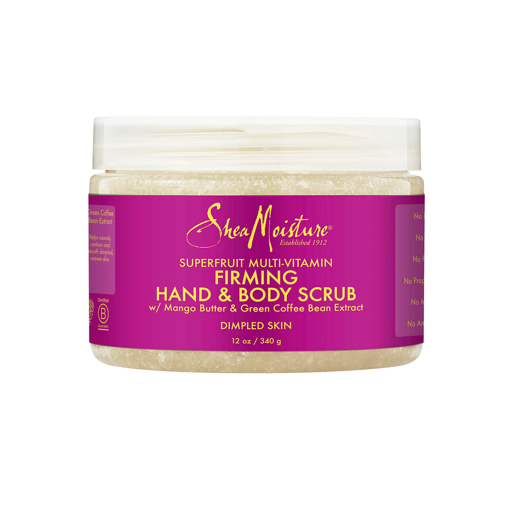 Sheamoisture Hand and Body Exfoliator SuperFruit texture close-up for smoother skin