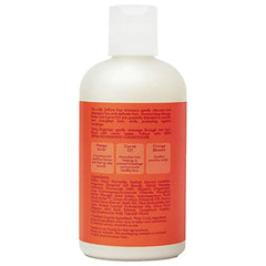 SheaMoisture Kids Champú Mango Zanahoria, etiqueta describe ingredientes naturales