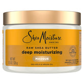 SheaMoisture mascarilla en bote, hidratación profunda para rizos.