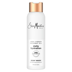 SheaMoisture Virgin Coconut Oil Body Wash bottle front for daily hydration