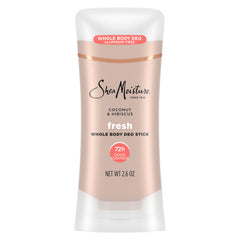 SheaMoisture Whole Body Deodorant Stick application ensures all-over odor control.