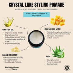 Shear Revival Crystal Lake hair application shows versatile use on wet or dry hair