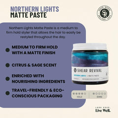 Northern Lights paste texture on fingertip for quick restyling