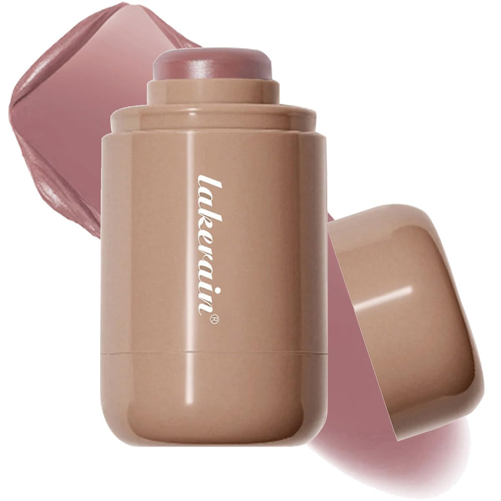 SHEEYOON Cream Blush Stick Soft Mauve cap closeup for precise control.